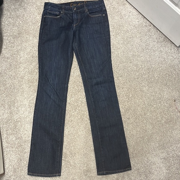 Chip & Pepper Womens Jeans, Dark Wash Stretch Straight Leg Jeans, Sz 26 - Picture 3 of 6